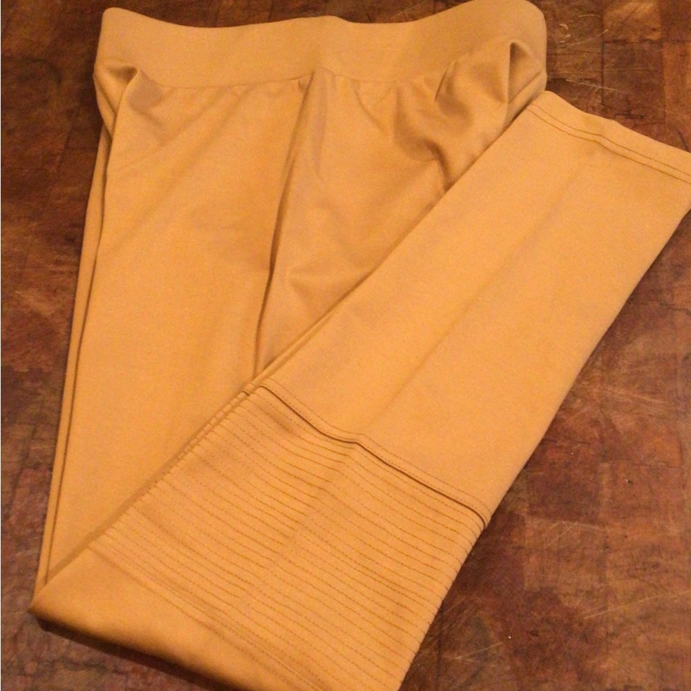 Jennifer Hudson Leggings Brownish Gold Color Small